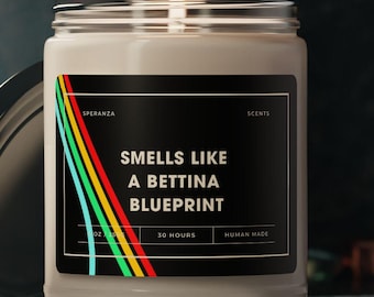 Bettina Blueprint Scented Candle, Arc Raiders Fan Gift