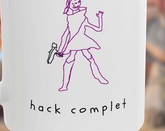 Overwatch Winton series Sombra mug, handmade Sombra design