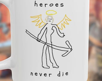 Overwatch Winton series Mercy mug, handmade Mercy design
