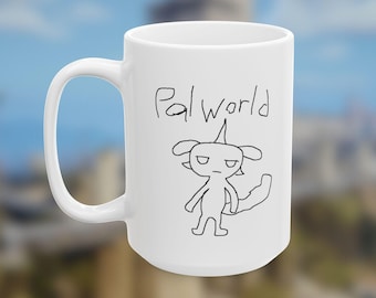 Palworld Depresso Mug, Handmade Palworld Design Merchandise