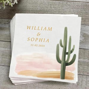 Custom Wedding Cocktail Napkins, Personalized Dinner Napkin for Receptions, Elegant Napkins with Custom Text, Wedding Decor