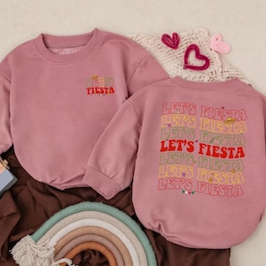 Let&#39;s Fiesta Baby Romper Short Sleeves - 1st Birthday Outfit, Cinco De Mayo Bodysuit, Taco Tuesday Baby Gift