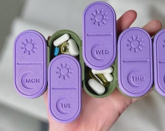 Twist bottle Pill organizer (STL)