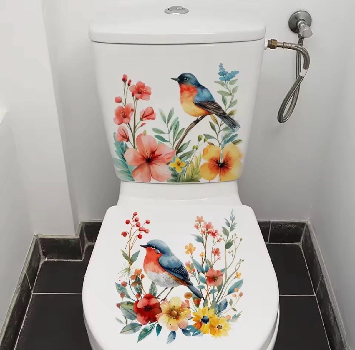 Folien Aufkleber WC Toiletten 18 Motive zur Auswahl Farbwahl Bereich Hotel