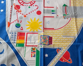 Solar Space Shuttle DIY cut and sew cotton panel