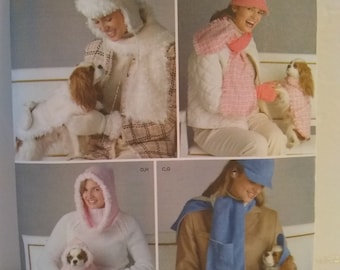 Dog coat hood sewing pattern uncut Simplicity 4316