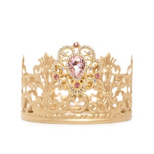 Goldkrone Tortendeko Pink Strass Krone Prinzessin Cake Topper Mini Krone Baby Shower