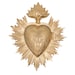 Sacred Heart, Milagro Heart, Gilded Gold Heart Box, Catholic Heart, Prayer Box 