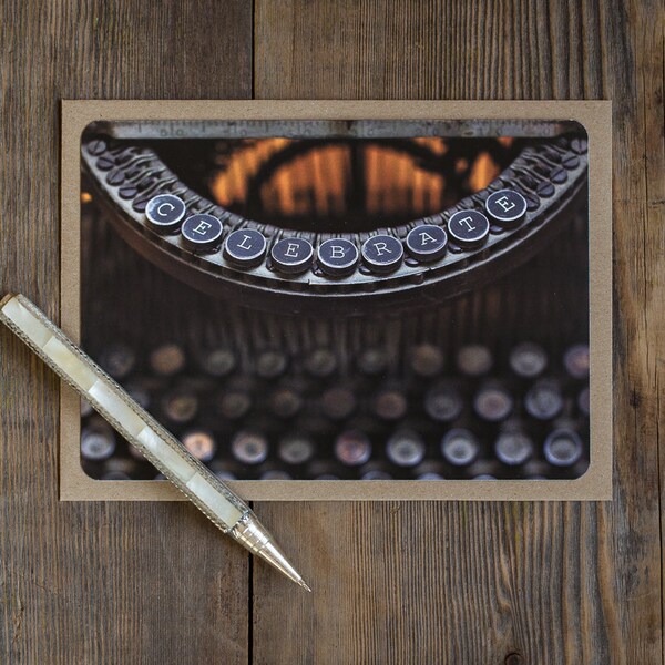 Custom Typewriter Note Cards Etsy