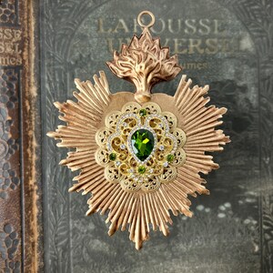 Sacro Cuore Milagro in Strass Smeraldo, Ex Voto Cattolico