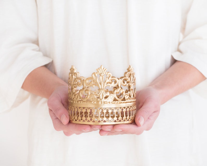 Crown Cake Topper Gold Crown for Wedding Cake Topper. Mini Etsy