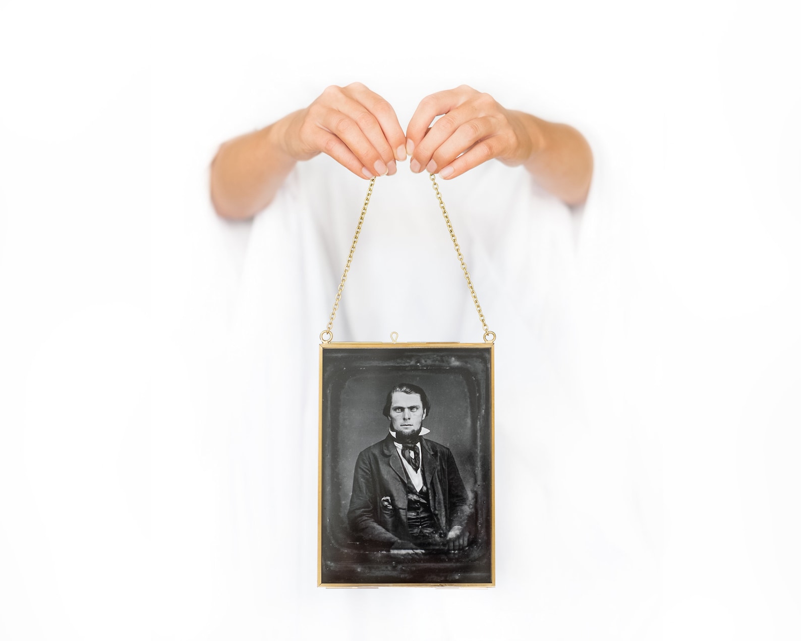 Pressed Flower Frame Hanging Glass Frame 5x7 Gold Frame for Etsy