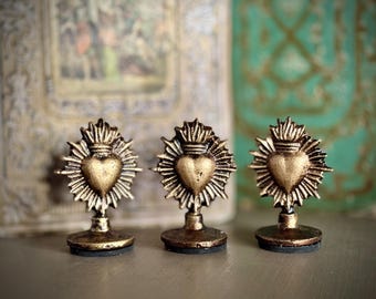 Portafoto Sacro Cuore, set da 3. Porta numero tavolo, portafoto o segnaposto