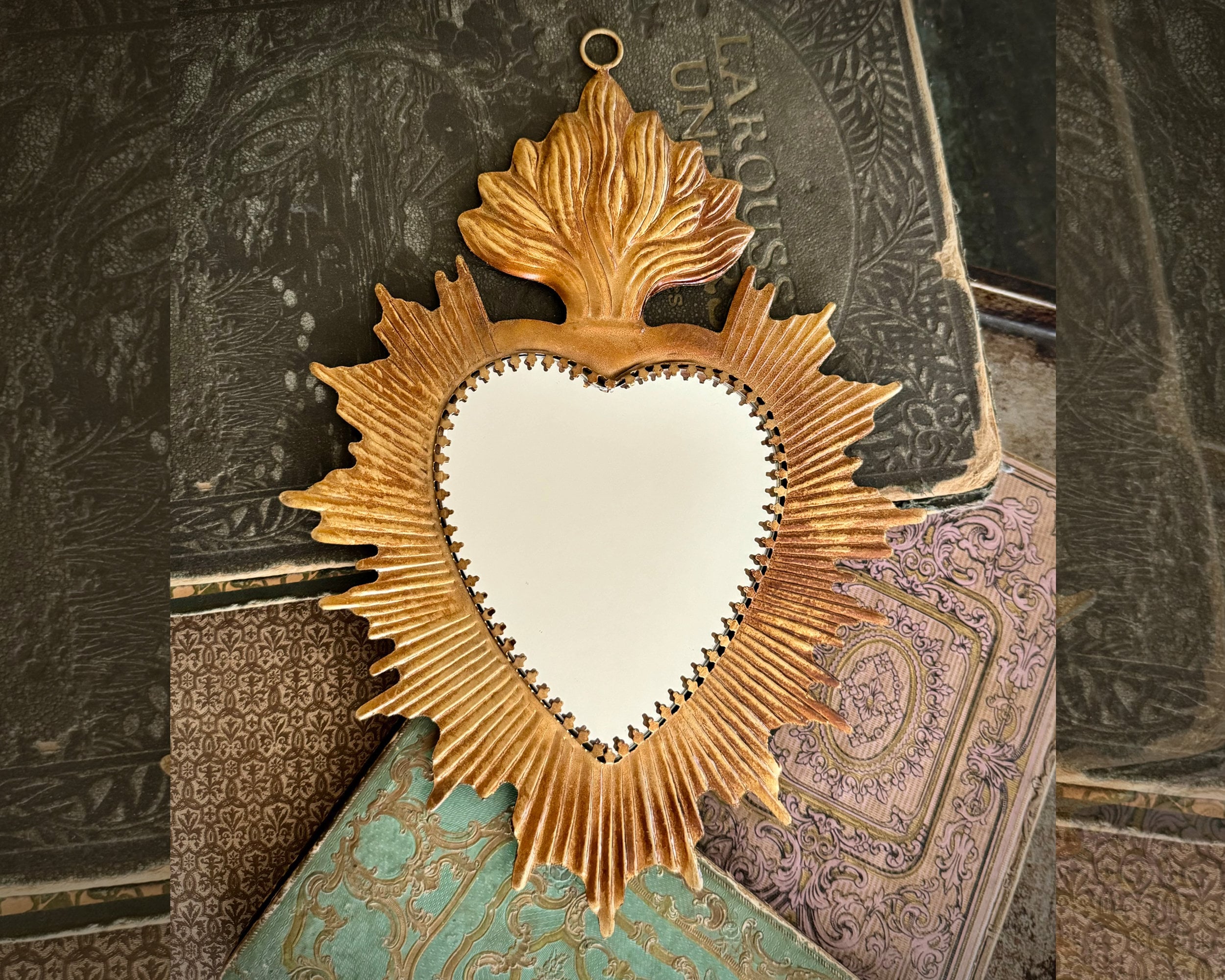 Antique sunburst mirror - Etsy 日本