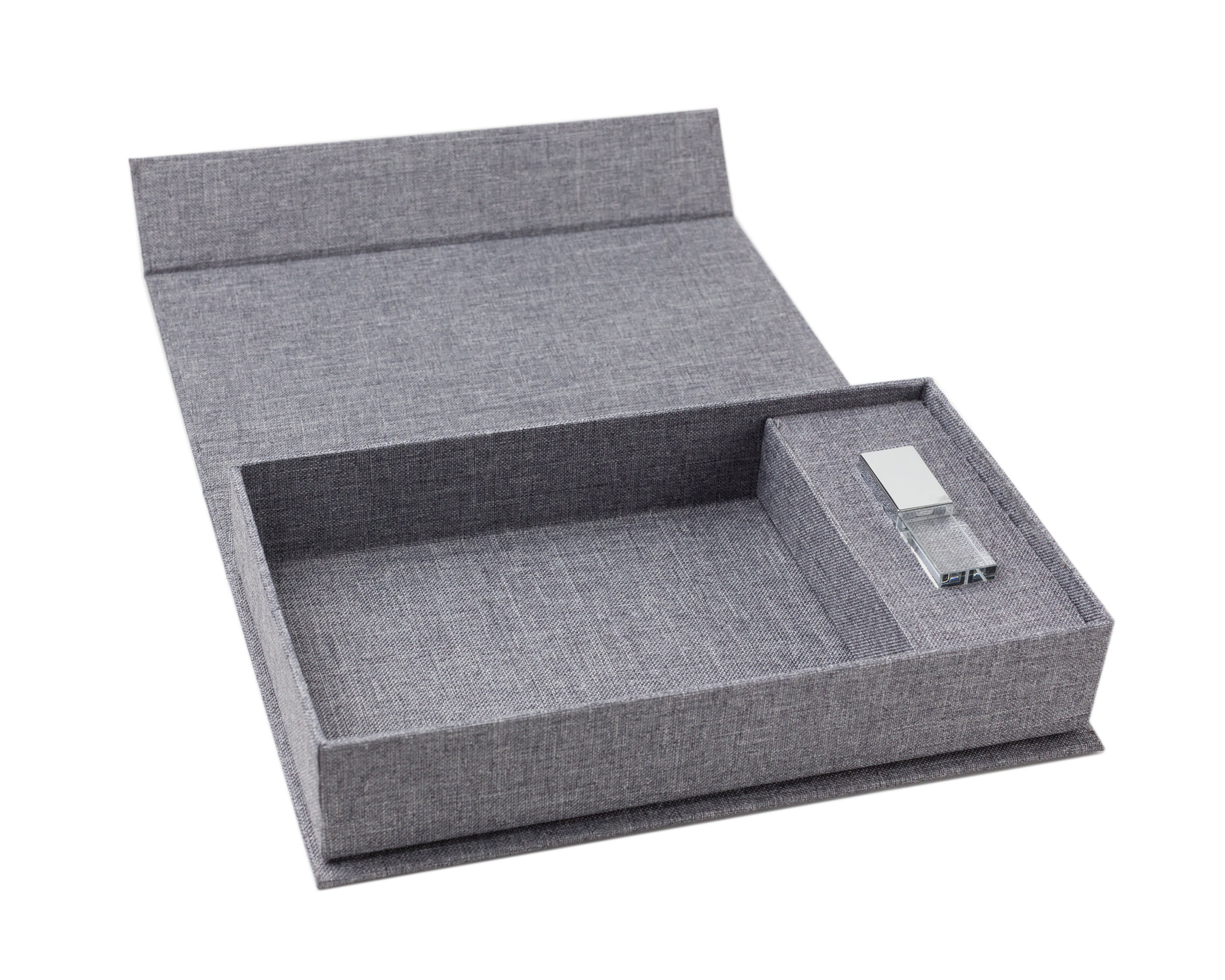 Linen Box Gray 4x6 Photo Box for Photographers presentation Etsy
