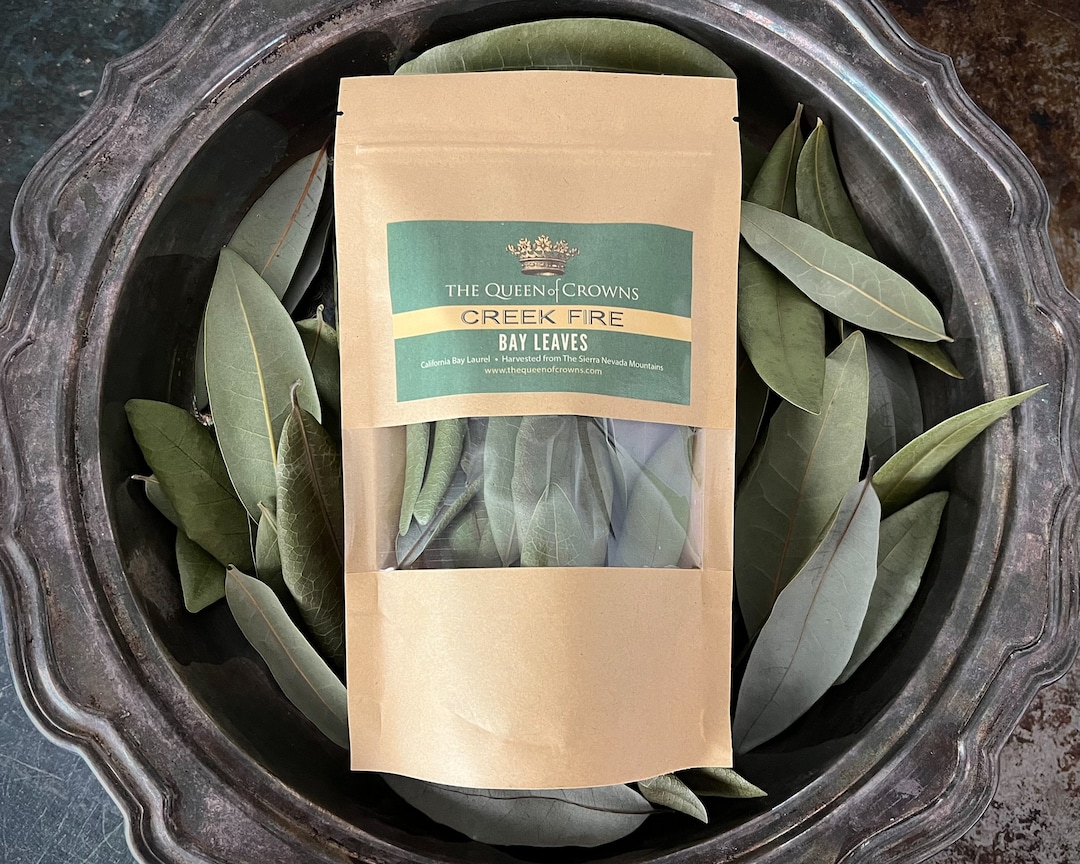 Bay Leaf, Organic Whole Dried Bay Leaves, 30 Pieces in a Resealable