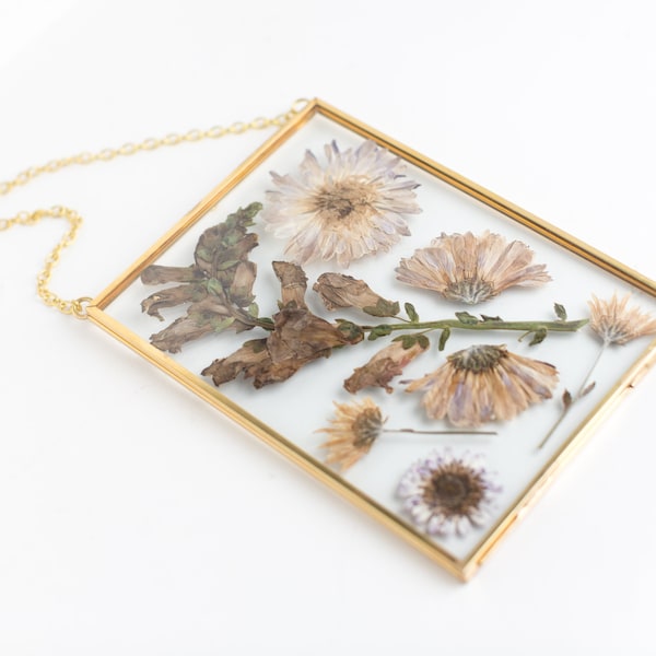Glass Frame for Pressed Flowers Etsy
