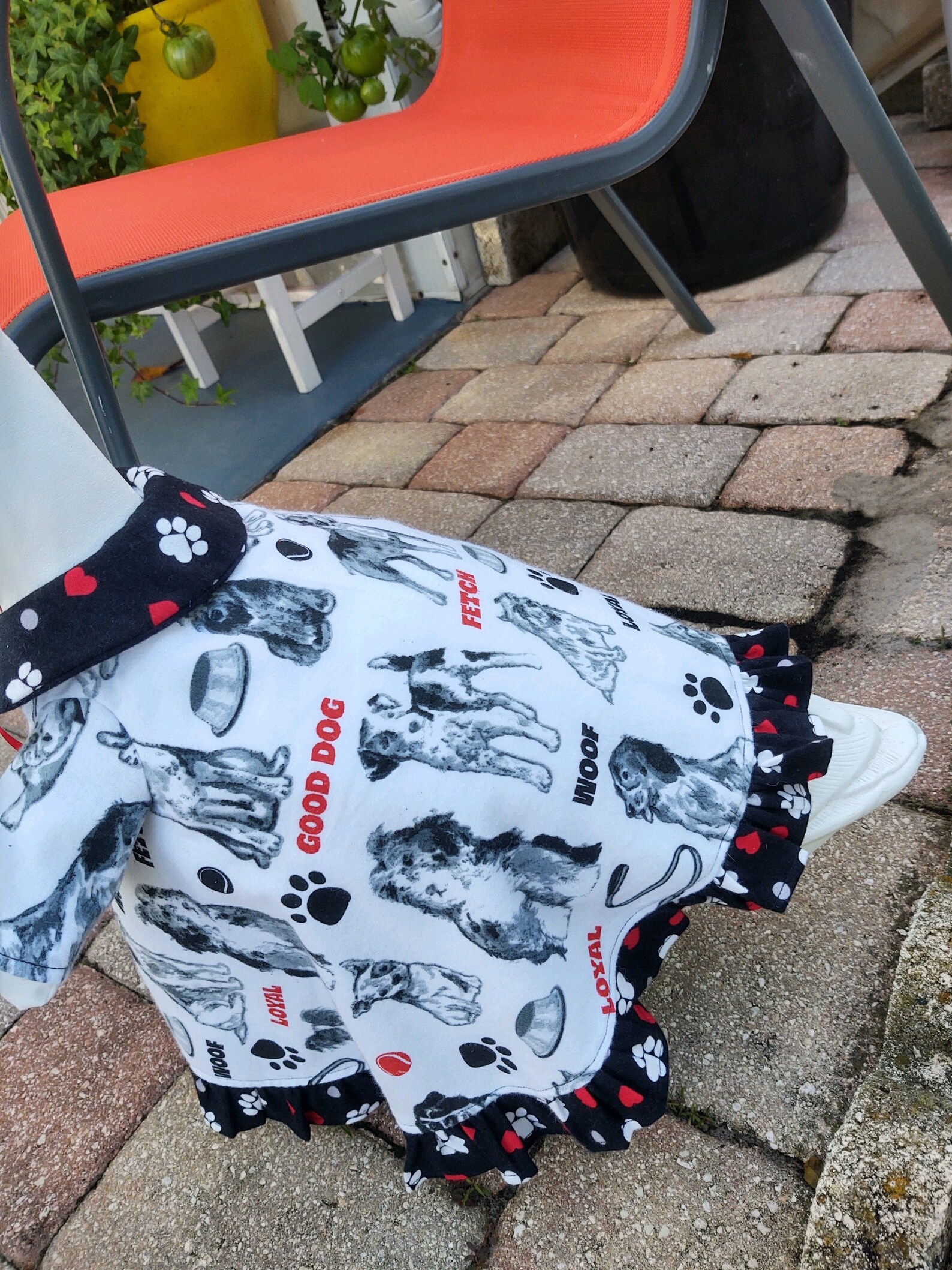 Ropa de ganso vestido de perro de franela del amante para | Etsy