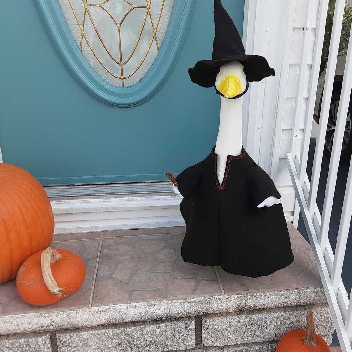 Ropa de ganso bruja en fieltro negro para plástico o | Etsy