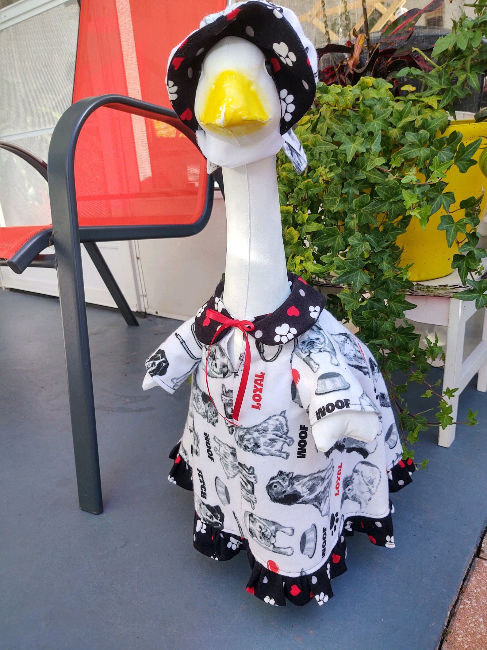 Ropa de ganso vestido de perro de franela del amante para | Etsy