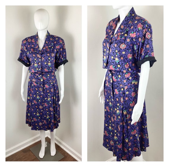 liz claiborne purple dress Purple Dress Liz Claiborne M (8-10)