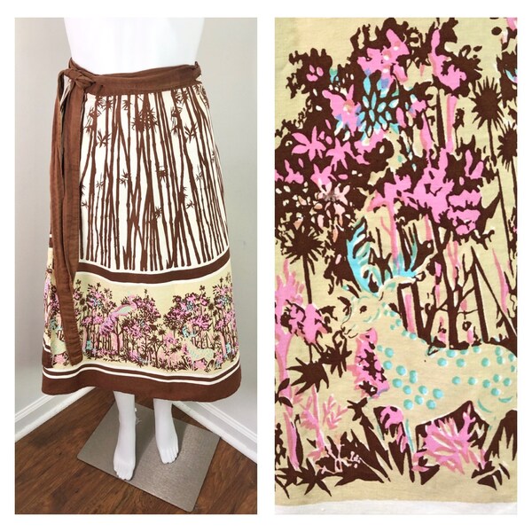 PANELLED FLARED LONG SKIRT PEACOCK PROUD