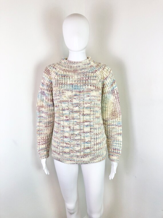 Vintage 1970s Oversized Wool Fisherman Sweater - Raleigh Vintage