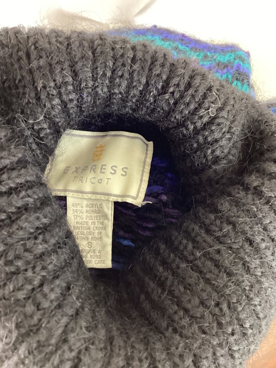 Buy Vintage 1990s Black Blu Purple Mohair Cowl Neck Sweater Dress by Express - Sz Small to Large Online in India - Etsy Buy Vintage 1990s Black Blu Purple Mohair Cowl Neck Sweater Dress by Express - Sz Small to Large Online in India - Etsy