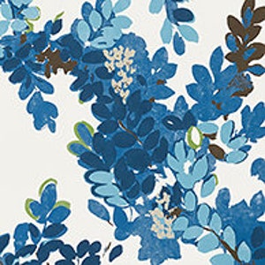 Thibaut Central Park Wallpaper T14330  Blue & Green SAMPLE