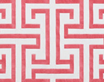 Thibaut Ming Trail W775473 Red Fabric SAMPLE