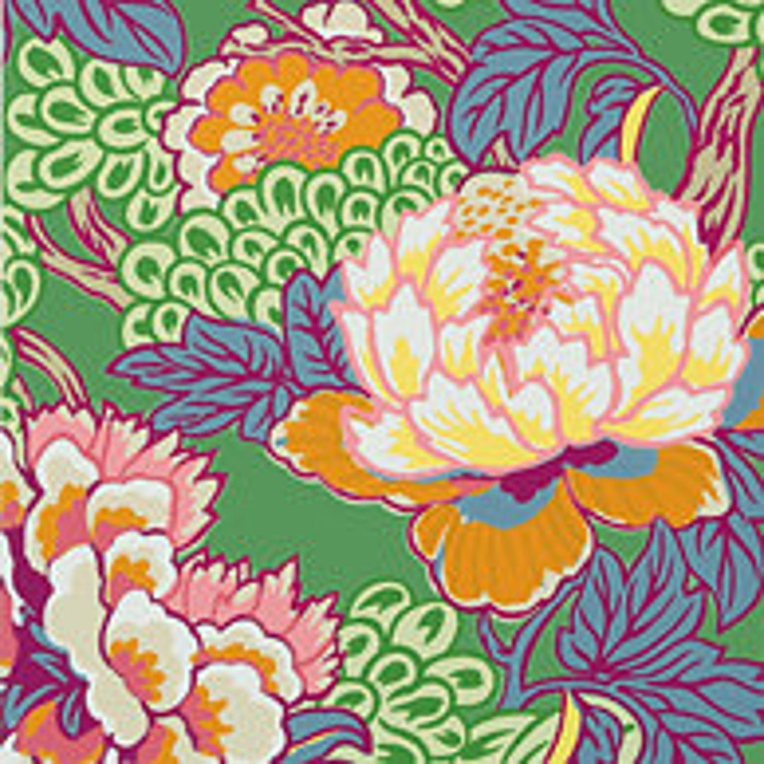 Thibaut Honshu Wallpaper Samples T75491 GREEN Etsy