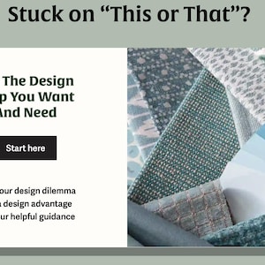 E-Design &quot;This Or That&quot; Fabric Consult