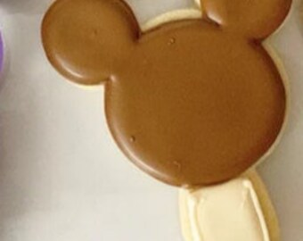 1 dozen Storybook, Mickey Inspired  Ice Cream Cookies. favors, Minnie Party Favors, children party favor cookies, kids party