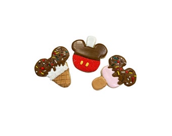 1 dozen Disney  Snack Treat Cookies Inspired Cookies. favors, Minnie , Mickey, Party Favors, children party favor cookies, kids party