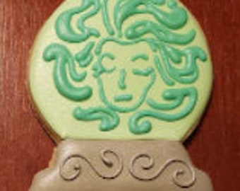 1 dozen Haunted Mansion Globe Disney  Inspired Cookies. favors, Minnie , Mickey, Party Favors, children party favor cookies, kids party