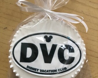 1 dozen DVC Member Disney  Inspired Cookies. favors, Minnie , Mickey, Party Favors, children party favor cookies, kids party