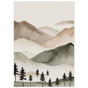Ruhige japanische Landschaft Print