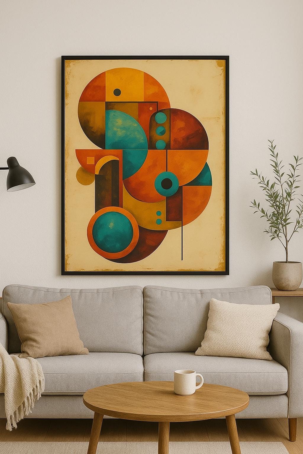 Vintage 1950s Art Deco Wall Art Bundle | Retro Mid-century Modern