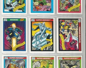 Binder Included Custom Graphics for 1990 MARVEL UNIVERSE SERIES 1 