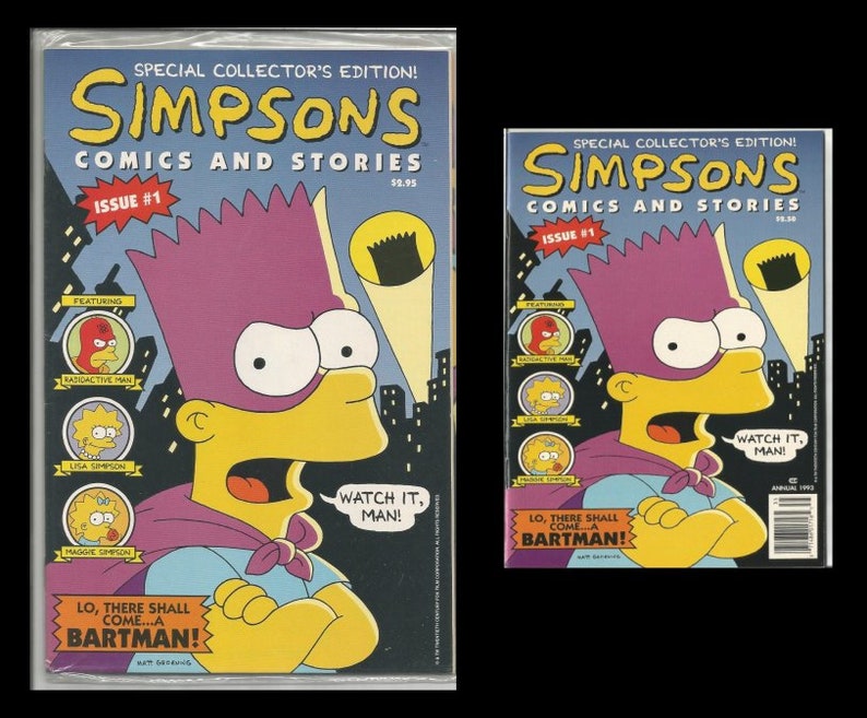 simpson in original bag with simpson ashcan edition 1 image 1