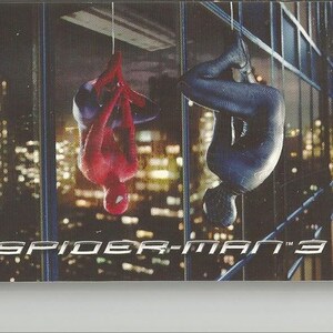 sealed spiderman 3 promo trading cards