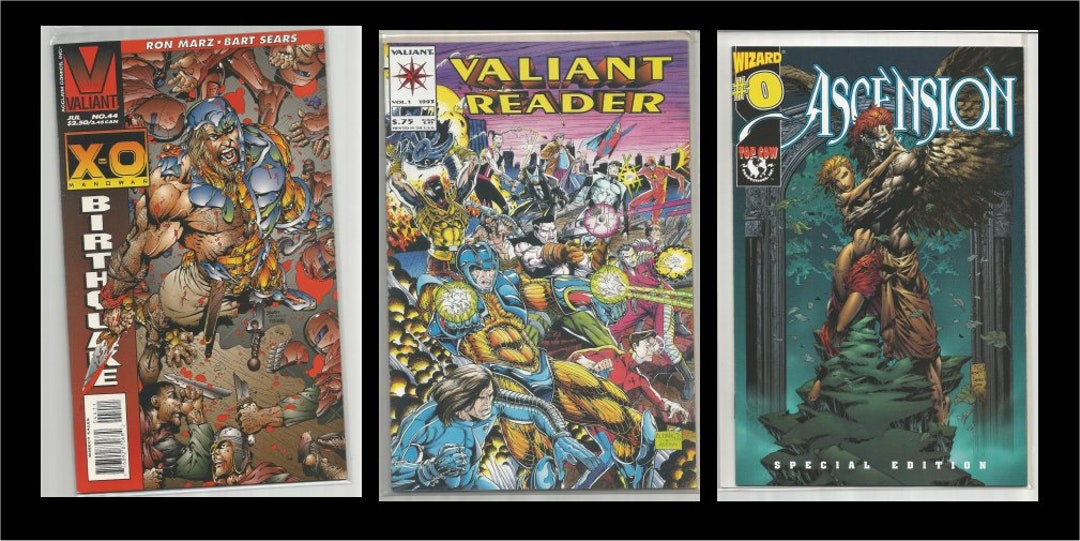 X O Manowar Birthquake Valiant Reader and Ascension 0 - Etsy