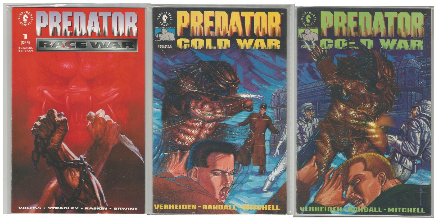 Dark Horse Predator Race War 1 of 4 Cold War 2 and 3 - Etsy