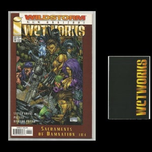 image comics wetworks 32 and hero ashcan edition mini comic book
