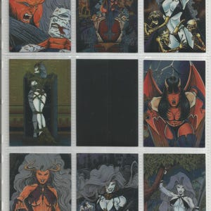 12 Lady Death Series 2 and 15 Series 3 Chromium trading cards