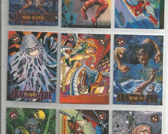 Spider-Man Premium '96 trading cards 9 count