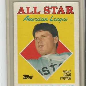 1988 topps roger clemens all stars nm