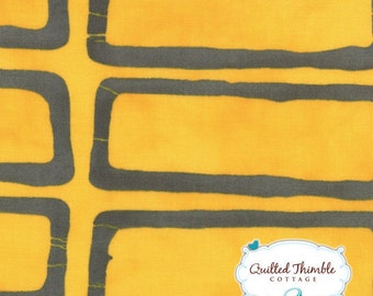 Yellow Steel (23202-11) - A Stitch in Color by Malka Dubrasky - 1 Yard