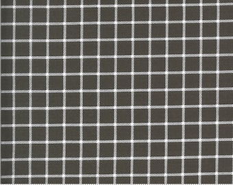 On the Farm by Stacy Iest Hsu - Country Checker in Grey (20707-22) - 1 Yard