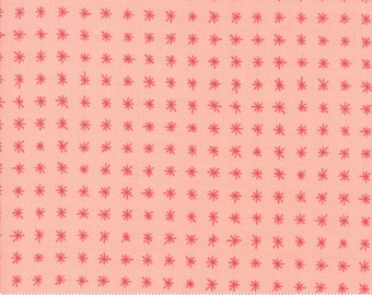 To Be Jolly by One Canoe Two - Star Snowflakes in Fruit Cake (30648-17) - Moda - 1 Yard